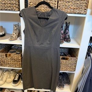 Ann Taylor Charcoal Sheath Dress